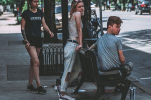 pexels-craig-adderley-1588069 Children sitting on a bench